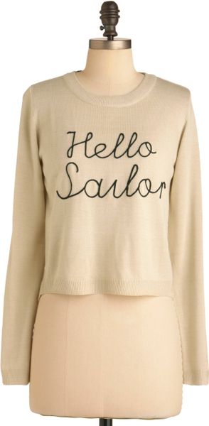 Modcloth Good Tieming Top in Tan in Brown (tan) - Lyst