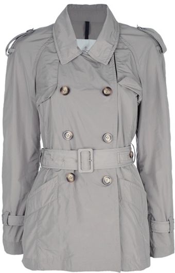 Moncler Double Breasted Trench - Lyst