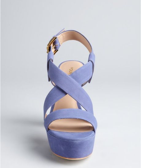lilac platform shoes
