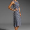 Rachel Pally Rib Grayson Dress in Blue (navy stripe) - Lyst