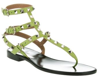 Valentino Studded Sandal - Lyst