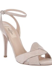 Valentino Peep Toe Sandal - Lyst