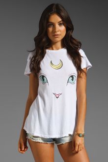 Wildfox Couture Cat Moon Crew - Lyst