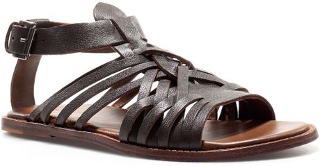 Zara Crossover Gladiator Sandal in Brown for Men | Lyst