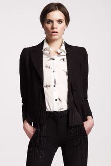Ann Demeulemeester Brocade Jacket - Lyst