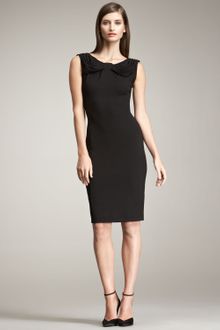 Armani Milano Drapeneck Dress - Lyst