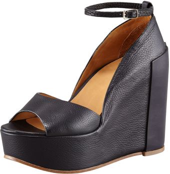 Chloé Anklewrap Platform Wedge - Lyst
