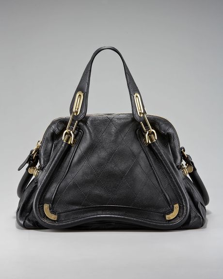 Chloé Paraty Shopper Bag in Black - Lyst