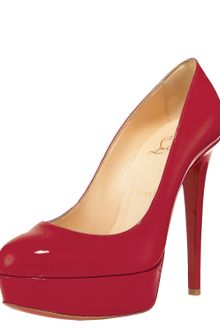 Christian Louboutin Bianca Patent Platform Pump - Lyst