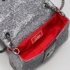 Christian Louboutin Sweet Charity Glitter Lady Bag in Silver (gunmetal) - Lyst