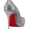 Christian Louboutin Filo Glitter Platform Pump in Silver - Lyst