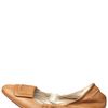 Elizabeth And James Scrunchy Ballerina Flat in Black (cognac) - Lyst