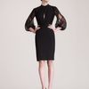 Fendi Teardrop Sleeve Dress in Black - Lyst