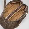 Fendi Mia Metallic Zucca Shoulder Bag in Brown (tobacco) - Lyst