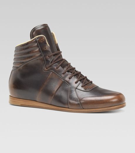 Gucci Aldous Sporting Laceup Boot in Brown for Men (cocoa) - Lyst