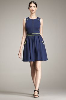 Jason Wu Techno Jersey Dress with Contrast Trim - Lyst