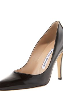 Manolo Blahnik Tuccio Patent Highheel Pump - Lyst