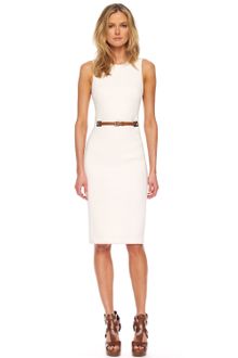 Michael Kors Beltedwaist Sheath Dress - Lyst