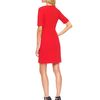 Michael Kors Stretch Boucle Shift Dress  in Red - Lyst