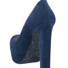 Miu Miu Glittersole Suede Pump in Brown (almond) - Lyst