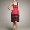 Narciso Rodriguez Swingy Contrast Dress in Multicolor (multi) - Lyst