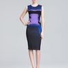 Narciso Rodriguez Printed Sheath Dress in Blue (violet) - Lyst