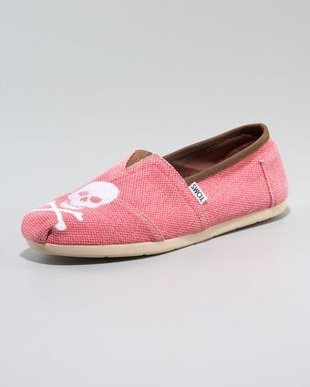 Toms Skull Slipon Salmon - Lyst