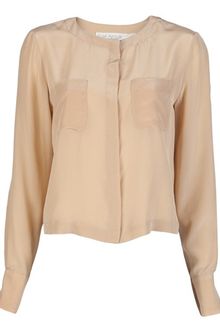 Yigal Azrouel Crepe De Shine Blouse - Lyst