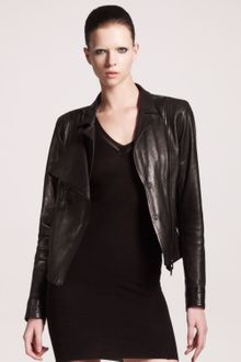 Alexander Wang Lambskin Biker Jacket - Lyst
