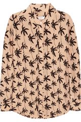 Equipment Signature Printed Washedsilk Shirt