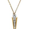 Lulu Frost Crystal and Resin Spike Necklace in Gold - Lyst
