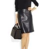 The Row Norick Leather Pencil Skirt in Blue (midnight) - Lyst