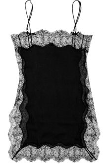 Agent Provocateur Ingrid Lace and Silkblend Chemise - Lyst
