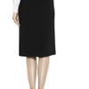 Christopher Kane Plain Liu Wen Woolcrepe Midi Skirt in Black - Lyst