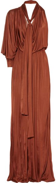 La Petite Salope Cowlneck Jersey Gown - Lyst