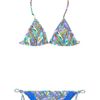 Matthew Williamson Geometricprint Triangle Bikini in Blue (sky) - Lyst