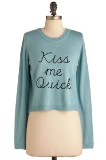 ModCloth Good Tieming Top in Blue - Lyst