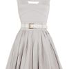 Preen Line Jenny Belted Stretch Cottondrill Dress in Gray - Lyst