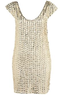 Topshop Coin Scoop Back Dress By Dress Up Topshop - Lyst