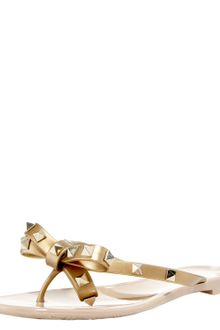 Valentino Rockstud Metallic Bow Jelly - Lyst