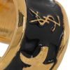 Yves Saint Laurent Ycons Enameled Goldplated Ring in Gold - Lyst