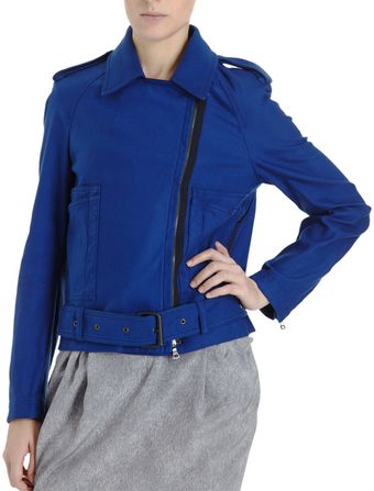 3.1 Phillip Lim Biker Peacoat - Lyst