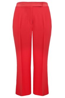 Ann Harvey Coral Satin Back Crepe Trouser - Lyst
