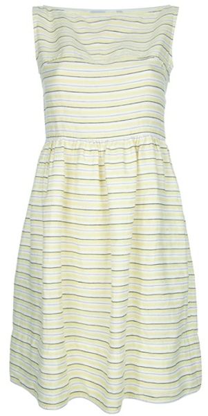 Aspesi Sleeveless Dress in Yellow - Lyst
