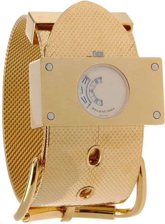 Balenciaga Montre Acier Gold Watch - Lyst