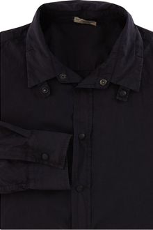 Bottega Veneta Small Collar Snap Shirt - Lyst