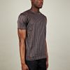 Christopher Kane Christopher Kane Security Flock Stripe Tee in Gray for Men (grey) - Lyst