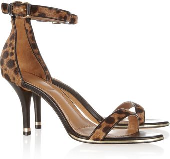 Givenchy Animalprint Calf Hair Sandals - Lyst