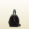 Gucci Vintage Web Boston Bag in Black - Lyst