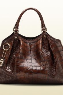 Gucci Park Avenue Leather Horsebit Tote - Lyst